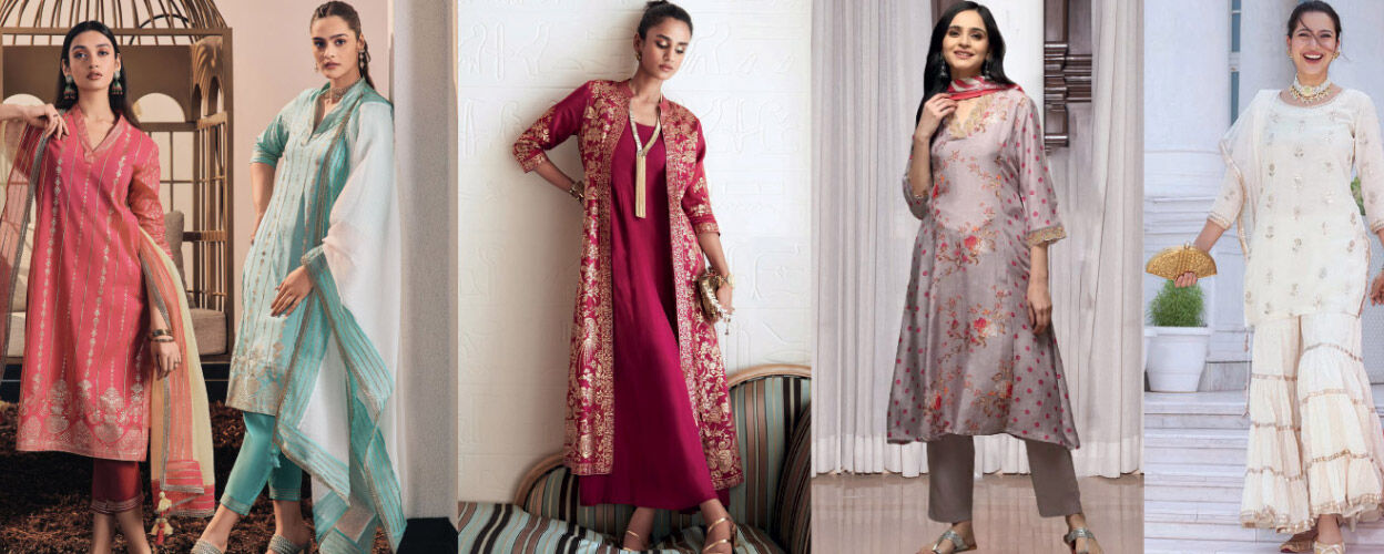 Designer Silk Suit Sets