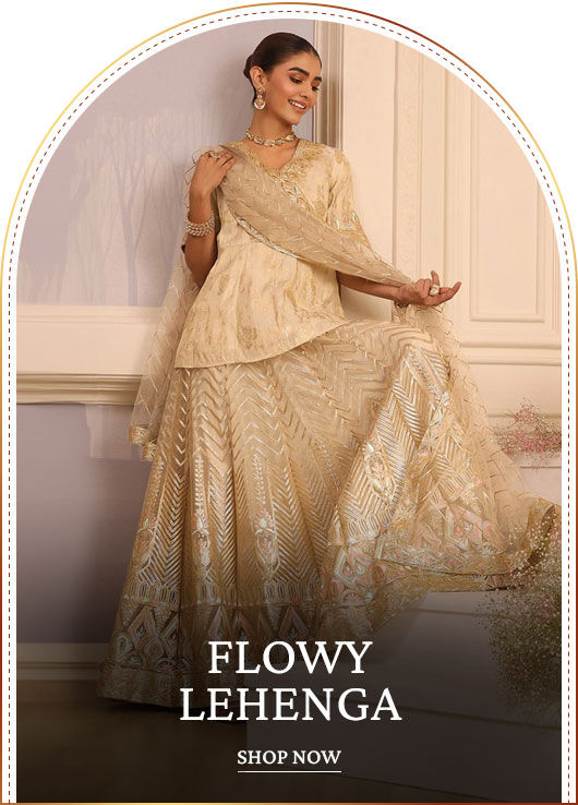 Flowy Lehenga