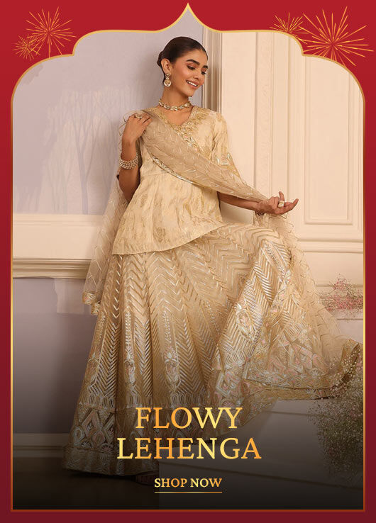 Flowy Lehenga