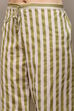 Green Cotton Flax Straight Kurta Palazzo Suit Set image number 2
