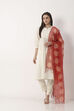 Red Cotton Dupatta image number 0