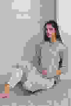 Blue Cotton Straight Kurta image number 5