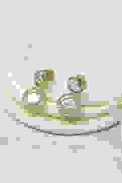 White Kundan Festive Drop & Danglers image number 0