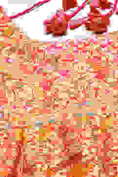 Fuchsia Cotton Anarkali Kurta Churidar Suit Set image number 1