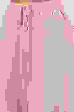 Pink Cotton Straight Suit Set image number 2