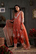 Burnt Orange Viscose Kalidar Dyed Suit Set image number 3