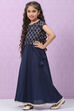 Red Art Silk Straight Lehenga Set image number 4