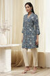 Teal Straight Short Kurta image number 2