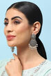 Oxidised Brass Earrings image number 3