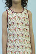 Off White Cotton Sharara Suit Set image number 1