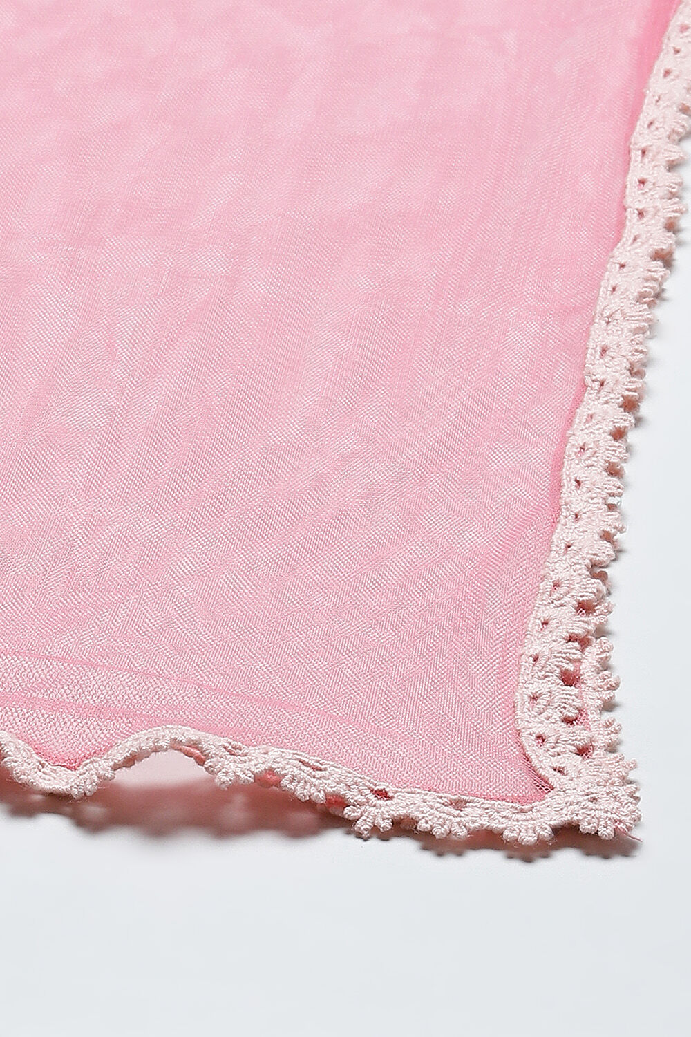 Pink Art Silk Straight Kurta Churidar Suit Set image number 3