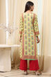 Green Printed Straight Kurta image number 3