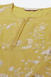 Lime Yellow Cotton Straight Kurta Slim Pant Suit Set image number 1