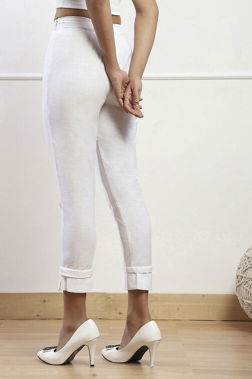 Towny Port Cotton Blend Solid Pants image number 5