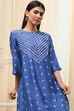 Blue Shantoon Asymmetric Suit Set image number 7