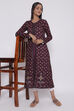 Olive Green Winter Yarndyed Kurta image number 2