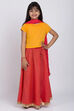 Yellow Cotton Lehenga Set image number 0