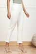 Black Solid Stretchable Slim Fit Pants image number 3