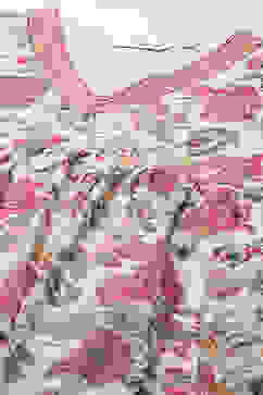 Beige Cotton Gathered Kurta Churidar Suit Set image number 1