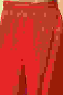 Red Polyester Printed Gathered Suit Set image number 2