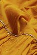 Mustard Cotton Gathered Lehenga Set image number 3
