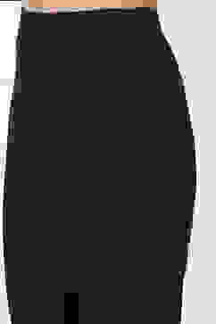 Black Solid Stretchable Bootcut Slim Fit Pants image number 1