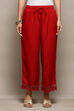 Black Rayon Regular Solid Palazzo image number 5