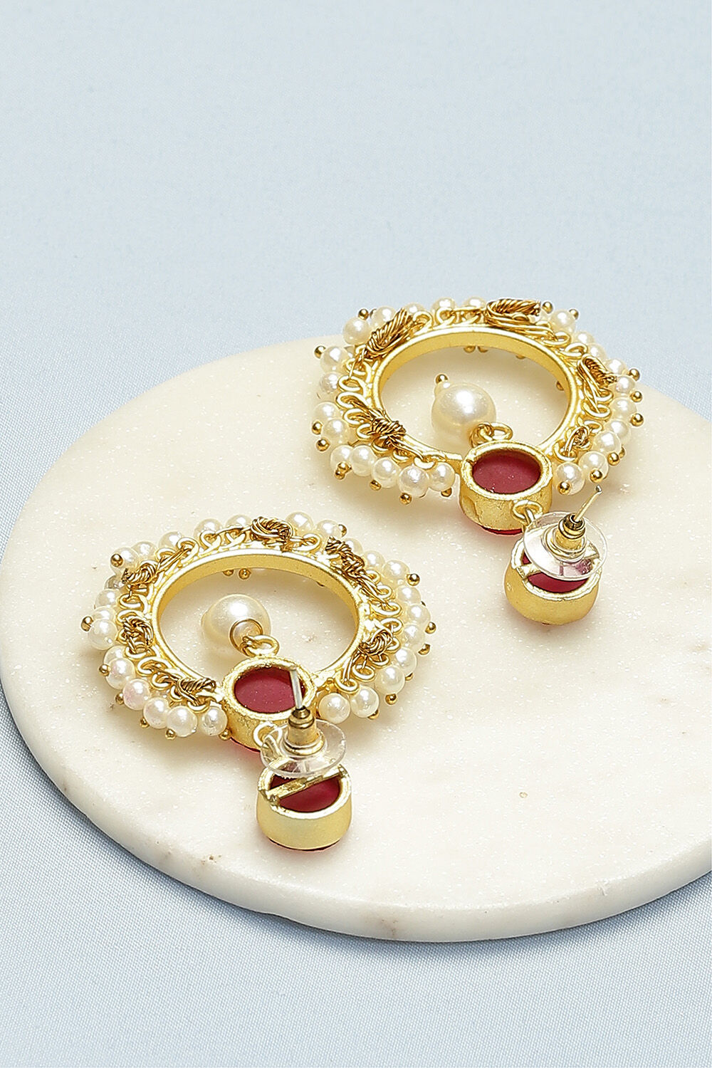 Red Earrings image number 2