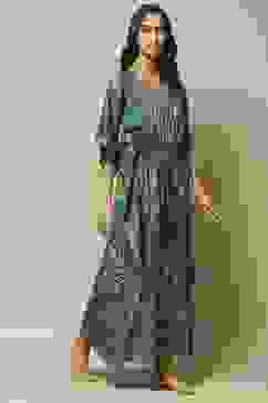 Grey Cotton Printed Nightwear image number 3