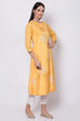 Fuchsia Viscose A-Line Printed Kurta image number 3