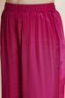 Pink Viscose Rayon Anarkali Suit Set image number 2