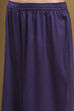 Purple Silk Chanderi Embroidered Kalidar Suit Set image number 2