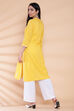 Pink Cotton Chikankari Embroidered Kurta image number 5