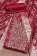 Lavender Tissue Chanderi Embroidered Unstitched Suit Set image number 0