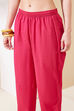 Black Cotton Straight Kurta Pants Set image number 2