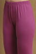 Plum Cotton Printed Anarkali Suit Set image number 2