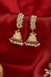 Off White Brass Jhumka image number 0