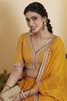 Mustard Cotton Gathered Lehenga Set image number 8