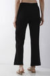 Olive Viscose Rayon Flared Pant image number 5