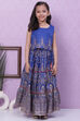 Green Art Silk Flared Lehenga image number 0