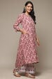 White & Blue Rayon Straight Kurta Palazzo Suit Set image number 5