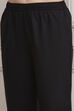 Black Cotton Anarkali Suit Set image number 2
