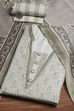 Beige Cotton Modal Digital Print Unstitched Suit Set image number 0