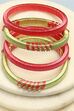 Green & Pink Kids Bangles image number 0