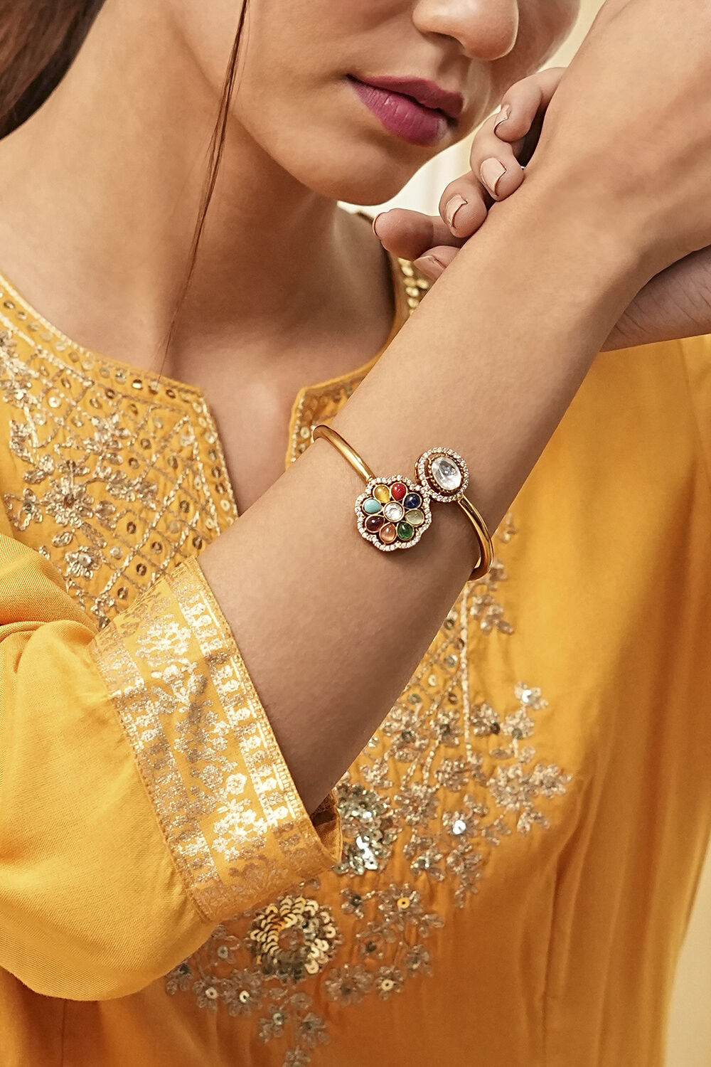 Multi Brass Bracelet image number 1