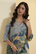 Multicolour Viscose Rayon Graphic Printed Kurta Set image number 1