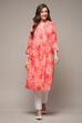 Coral LIVA Straight Printed Kurta image number 1