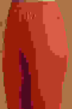 Red Cotton Printed Anarkali Suit Set image number 2