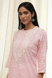 Pink Straight Short Kurta image number 1