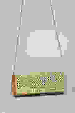 Gold Polycotton Clutch image number 4